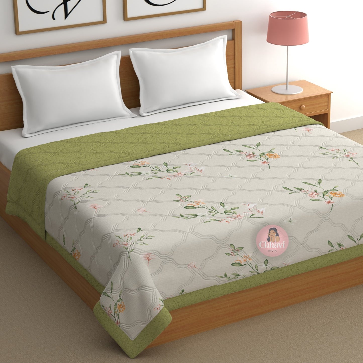 CHHAVI INDIA Printed Double Comforter for AC Room