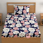 CHHAVI INDIA 180 TC Microfiber Printed Single Bedsheet With 1 Pillow Cover