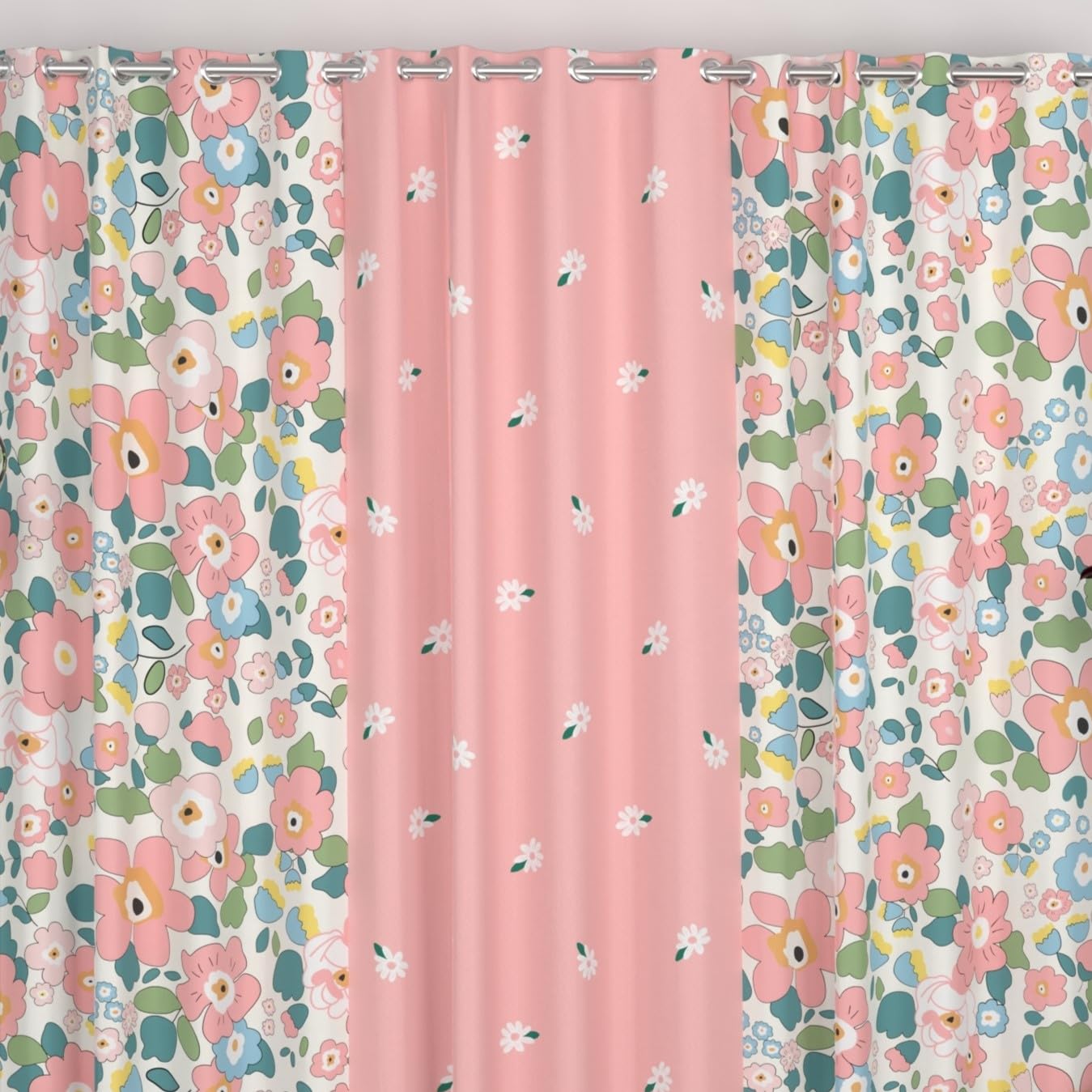 CHHAVI INDIA DESIGNER PRINTED 8 FEET DOOR CURTAIN PACK OF 3