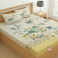 CHHAVI INDIA 210 TC Microfiber Printed King Size Bedsheet With 2 Pillow Covers
