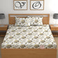 CHHAVI INDIA 210 TC Microfiber Printed Double Bedsheet With Pillow Covers