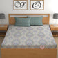 CHHAVI INDIA 210 TC Microfiber Printed King Size Bedsheet With 2 Pillow Covers