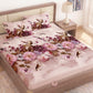CHHAVI INDIA 210 TC Microfiber Printed King Size Bedsheet With Pillow Covers