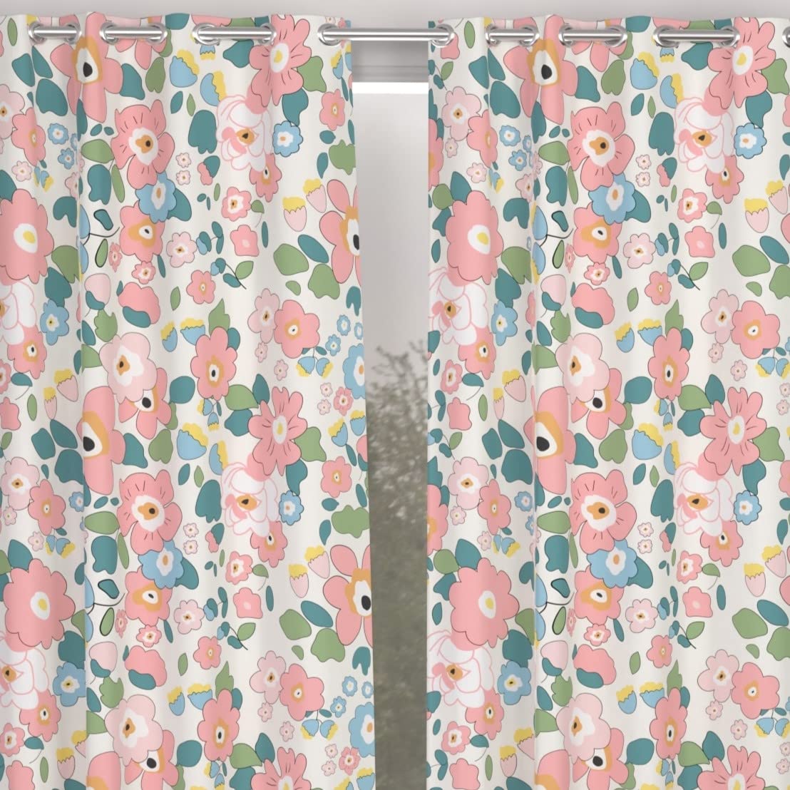 CHHAVI INDIA DESIGNER PRINTED 8 FEET DOOR CURTAIN PACK OF 2
