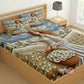 CHHAVI INDIA 210 TC Microfiber Printed King Size Bedsheet With 2 Pillow Covers