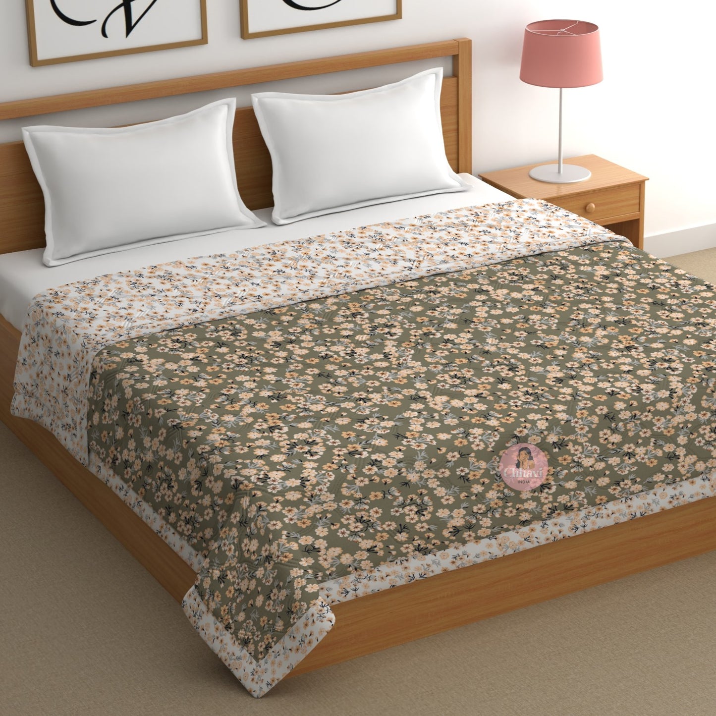 CHHAVI INDIA Printed Double Comforter for AC Room