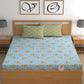 CHHAVI INDIA 210 TC Microfiber Printed King Size Bedsheet With 2 Pillow Covers