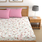 CHHAVI INDIA 210 TC Microfiber Printed King Size Bedsheet With Pillow Covers