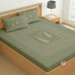 CHHAVI INDIA 210 TC Microfiber Printed King Size Bedsheet With 2 Pillow Covers