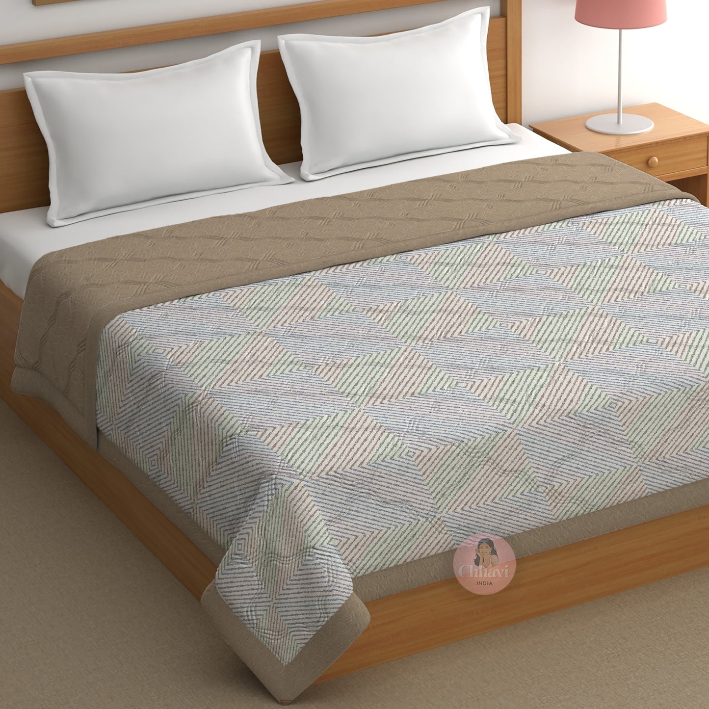 CHHAVI INDIA Printed Double Comforter for AC Room