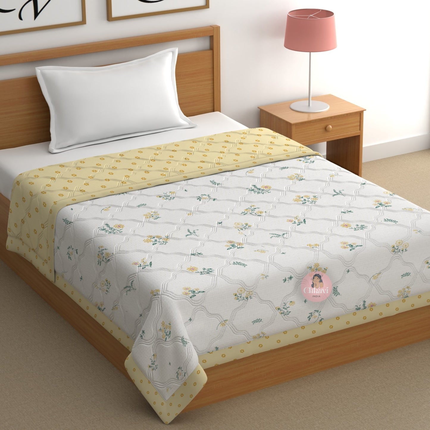 Chhavi india 210 TC single Bed Comforter