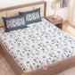 CHHAVI INDIA 210 TC Microfiber Printed King Size Bedsheet With Pillow Covers