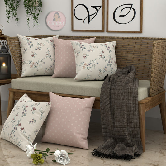 CHHAVI INDIA Microfiber Cushions Cover
