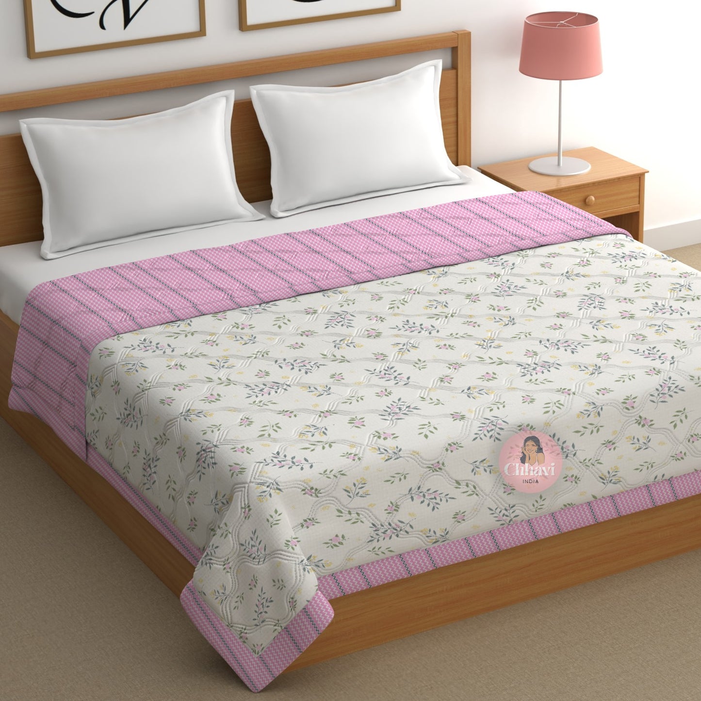CHHAVI INDIA Printed Double Comforter for AC Room