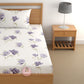 CHHAVI INDIA 180 TC Microfiber Printed Single Bedsheet With 1 Pillow Cover