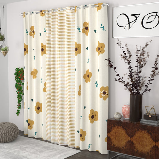 CHHAVI INDIA DESIGNER PRINTED DOOR CURTAIN PACK OF 3