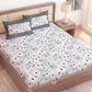CHHAVI INDIA 210 TC Microfiber Printed King Size Bedsheet With Pillow Covers