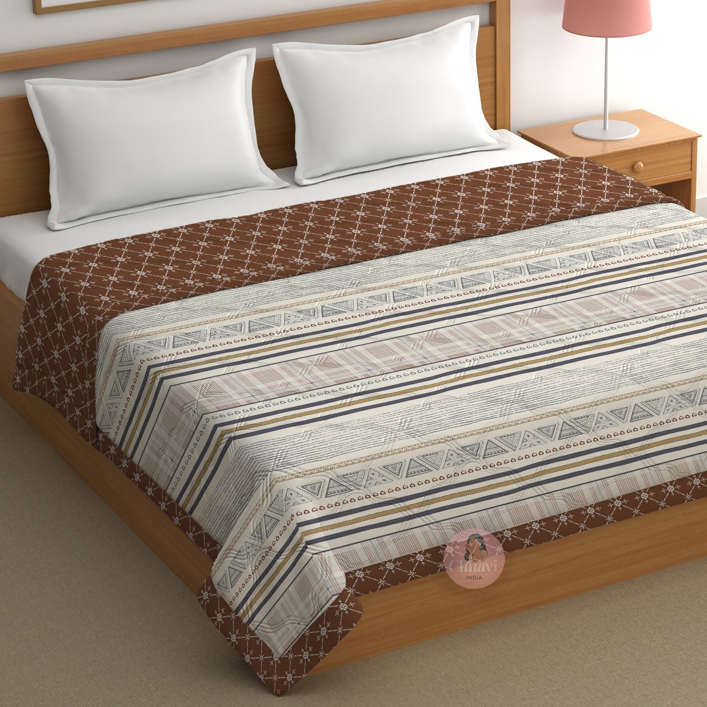 CHHAVI INDIA Printed Double Comforter for AC Room
