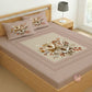 CHHAVI INDIA 210 TC Microfiber Printed King Size Bedsheet With 2 Pillow Covers