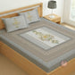 CHHAVI INDIA 210 TC Microfiber Printed King Size Bedsheet With 2 Pillow Covers