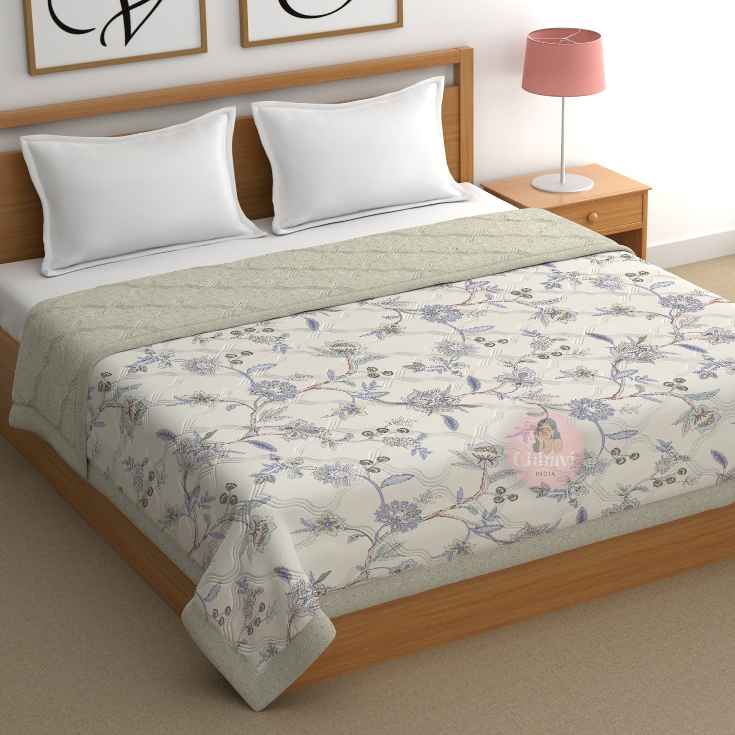 CHHAVI INDIA Printed Double Comforter for AC Room