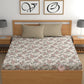 CHHAVI INDIA 210 TC Microfiber Printed King Size Bedsheet With Pillow Covers