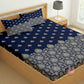 CHHAVI INDIA 210 TC Microfiber Printed King Size Bedsheet With 2 Pillow Covers