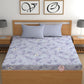 CHHAVI INDIA 210 TC Microfiber Printed King Size Bedsheet With 2 Pillow Covers
