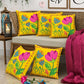 CHHAVI INDIA Microfiber Cushions Cover Pack of 5