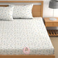 CHHAVI INDIA 210 TC Microfiber Printed King Size Bedsheet With Pillow Covers