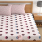 CHHAVI INDIA 210 TC Microfiber Printed King Size Bedsheet With Pillow Covers