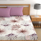 CHHAVI INDIA 210 TC Microfiber Double Fitted  Size Printed Bedsheet