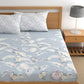 CHHAVI INDIA 210 TC Microfiber Double Fitted  Size Printed Bedsheet