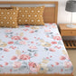 CHHAVI INDIA 210 TC Microfiber Printed Double Bedsheet With Pillow Covers
