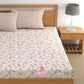 CHHAVI INDIA 210 TC Microfiber Double Fitted  Size Printed Bedsheet