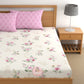CHHAVI INDIA 210 TC Microfiber Printed King Size Bedsheet With Pillow Covers