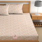CHHAVI INDIA 210 TC Microfiber Printed King Size Bedsheet With Pillow Covers
