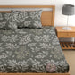 CHHAVI INDIA 210 TC Microfiber Fitted Double Size Printed Bedsheet With 2 Pillow covers