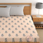 CHHAVI INDIA 210 TC Microfiber Double Fitted  Size Printed Bedsheet