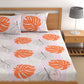 CHHAVI INDIA 210 TC Microfiber Printed Double Bedsheet With Pillow Covers