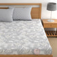 CHHAVI INDIA 210 TC Microfiber Double Fitted  Size Printed Bedsheet
