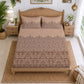 CHHAVI INDIA 210 TC Microfiber Printed King Size Bedsheet With 2 Pillow Covers