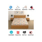 CHHAVI INDIA 210 TC Microfiber Waterproof Printed Fitted (Elastic) Bedsheet