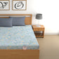 CHHAVI INDIA 210 TC Microfiber Printed King Size Bedsheet With 2 Pillow Covers