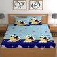 CHHAVI INDIA 210 TC Microfiber Double Fitted  Size Printed Bedsheet with pillow covers