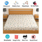 CHHAVI INDIA 210 TC Microfiber Waterproof Printed Fitted (Elastic) Bedsheet
