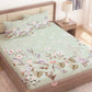CHHAVI INDIA 210 TC Microfiber Printed King Size Bedsheet With Pillow Covers