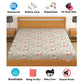 CHHAVI INDIA 210 TC Microfiber Waterproof Printed Fitted (Elastic) Bedsheet