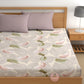 CHHAVI INDIA 210 TC Microfiber Printed King Size Bedsheet With Pillow Covers