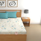 CHHAVI INDIA 210 TC Microfiber Printed King Size Bedsheet With 2 Pillow Covers